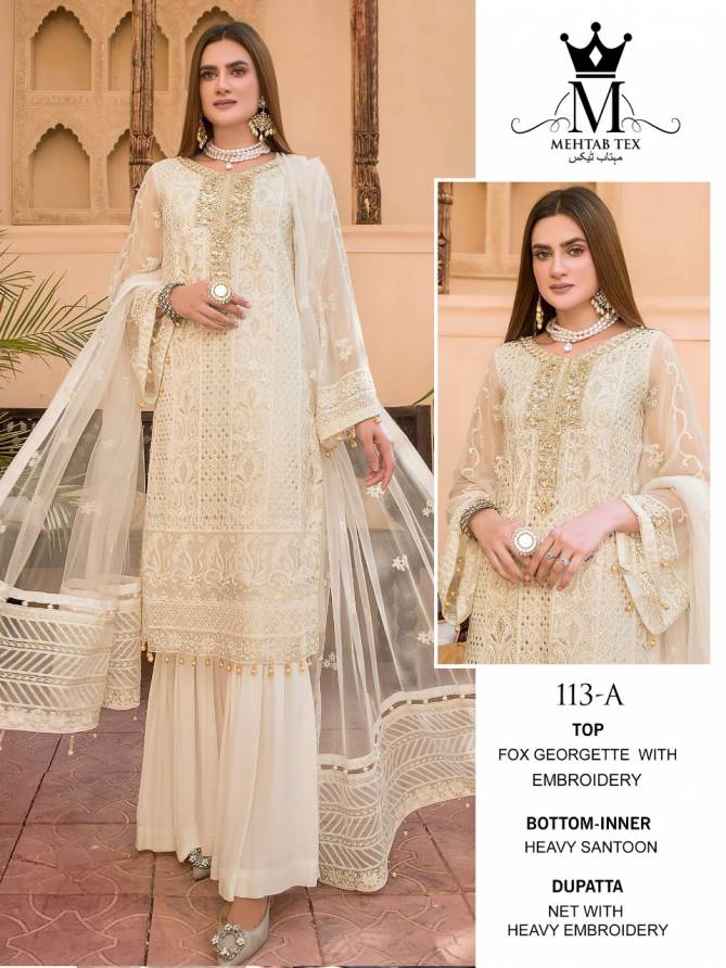 Mehtab Tex 113 Festive Wear Wholesale Pakistani Salwar Suit